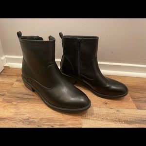 Size 8 Leather Ankle Boots- Almost NEW!